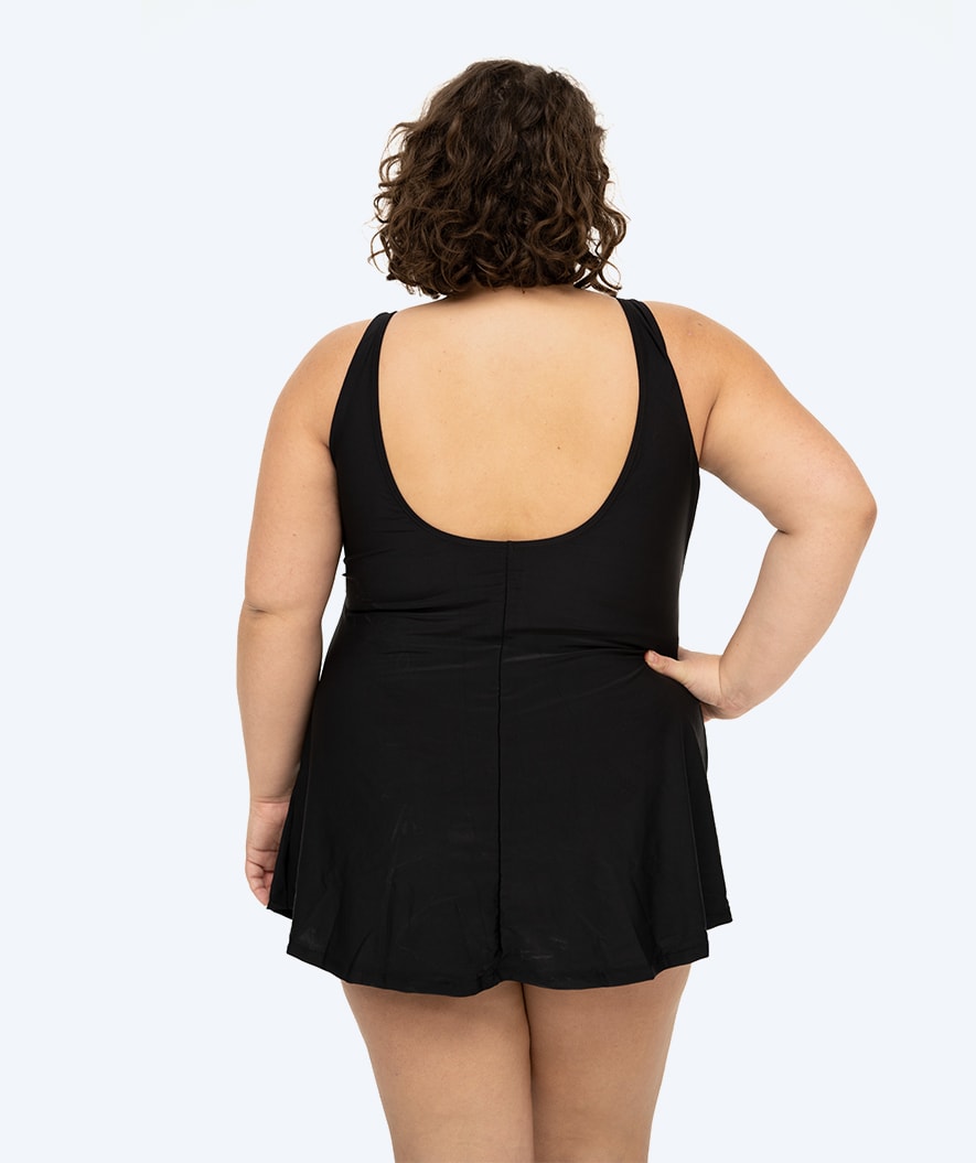 Watery skirted swimsuit for women - Dayla - Black