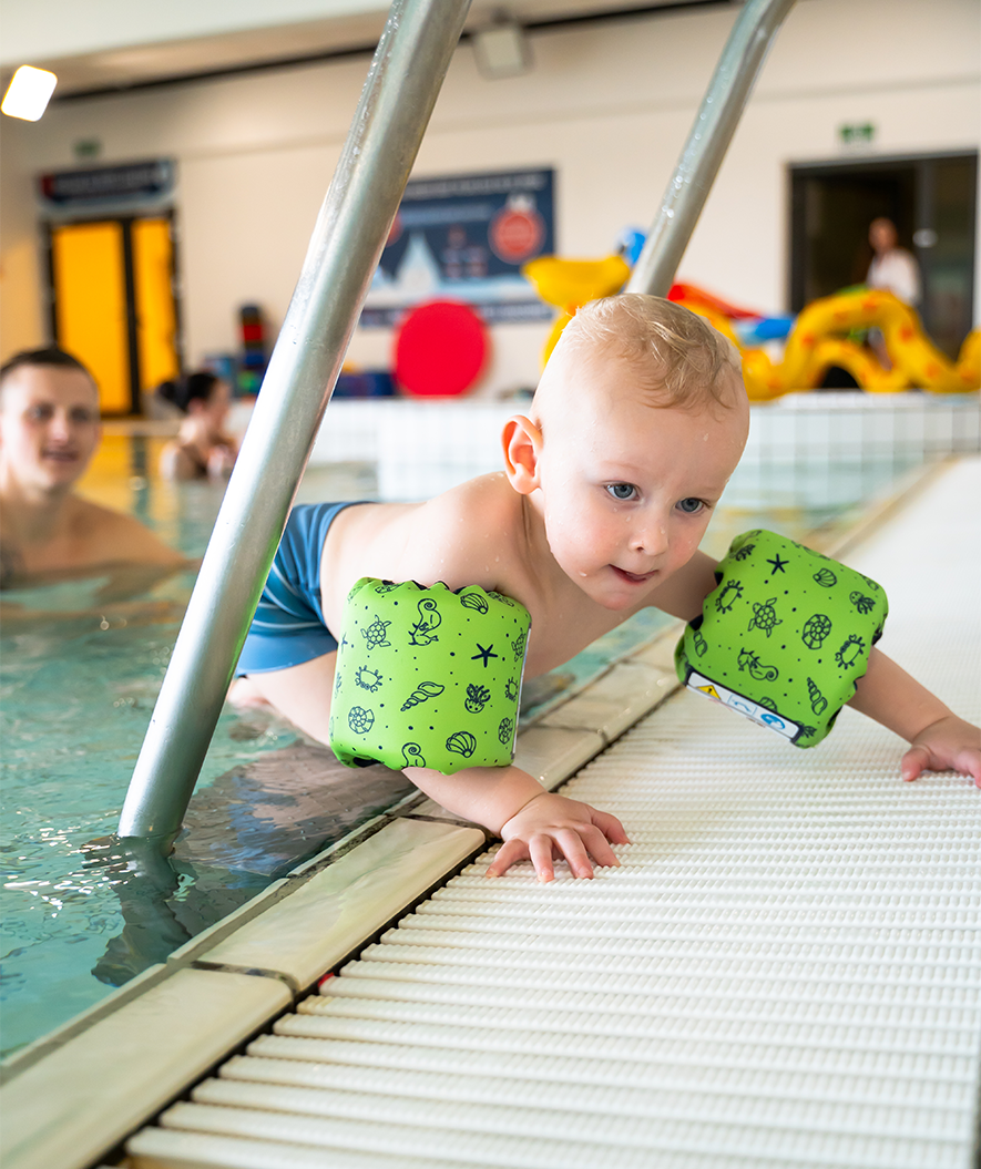 Watery swim wings for kids - Splashy (11-30 kg) - Purple