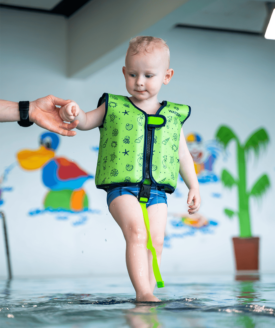 Watery swim vest for kids (1-6) - Splashy - Purple