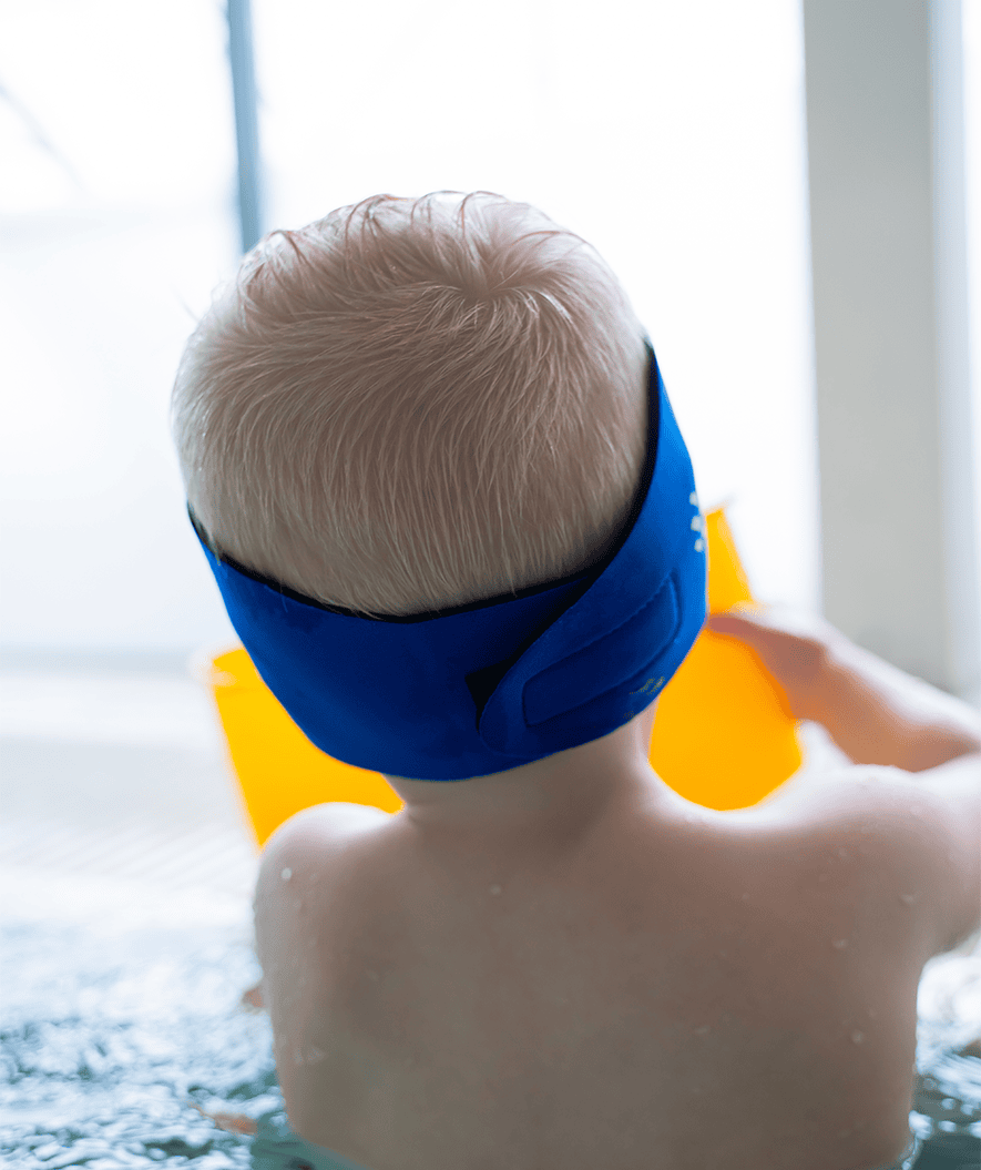 Watery earband for kids - Dark blue