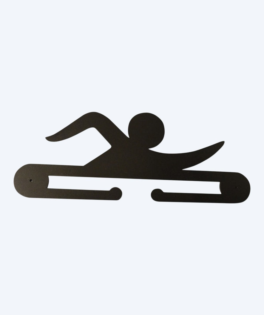 Watery medal holder for swimming (Crawl) - Black