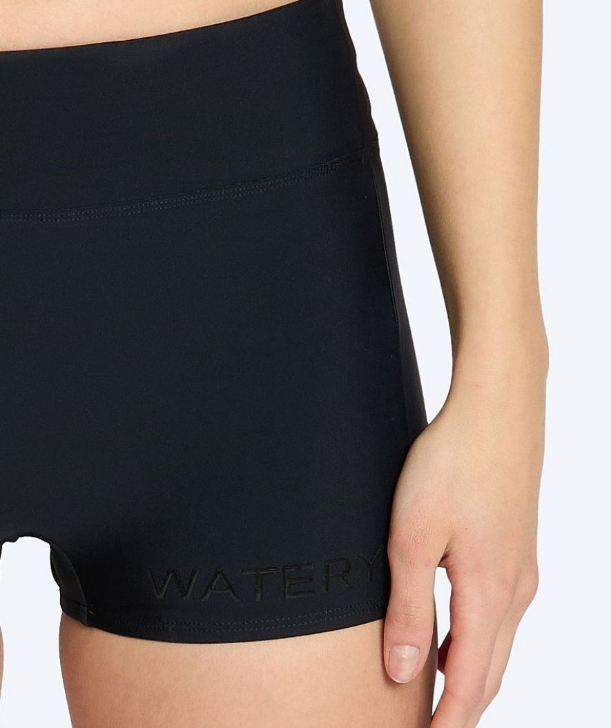 Watery bikini bottom for women - Remington - Black