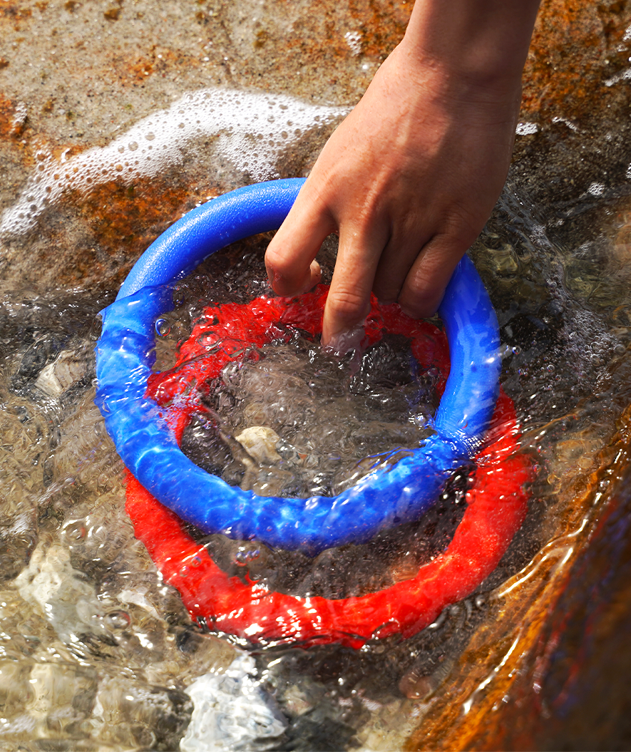 Watery diving ring - Cordelia - Blue