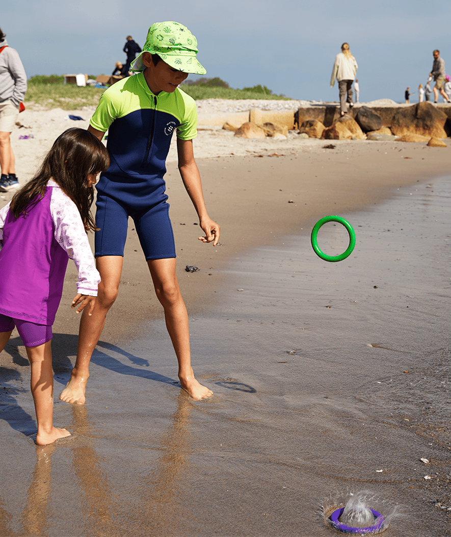Watery diving ring - Cordelia - Green