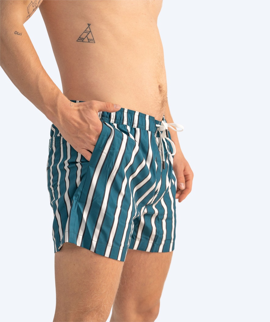 Watery swim shorts for men - Kelvin Eco - Green/white
