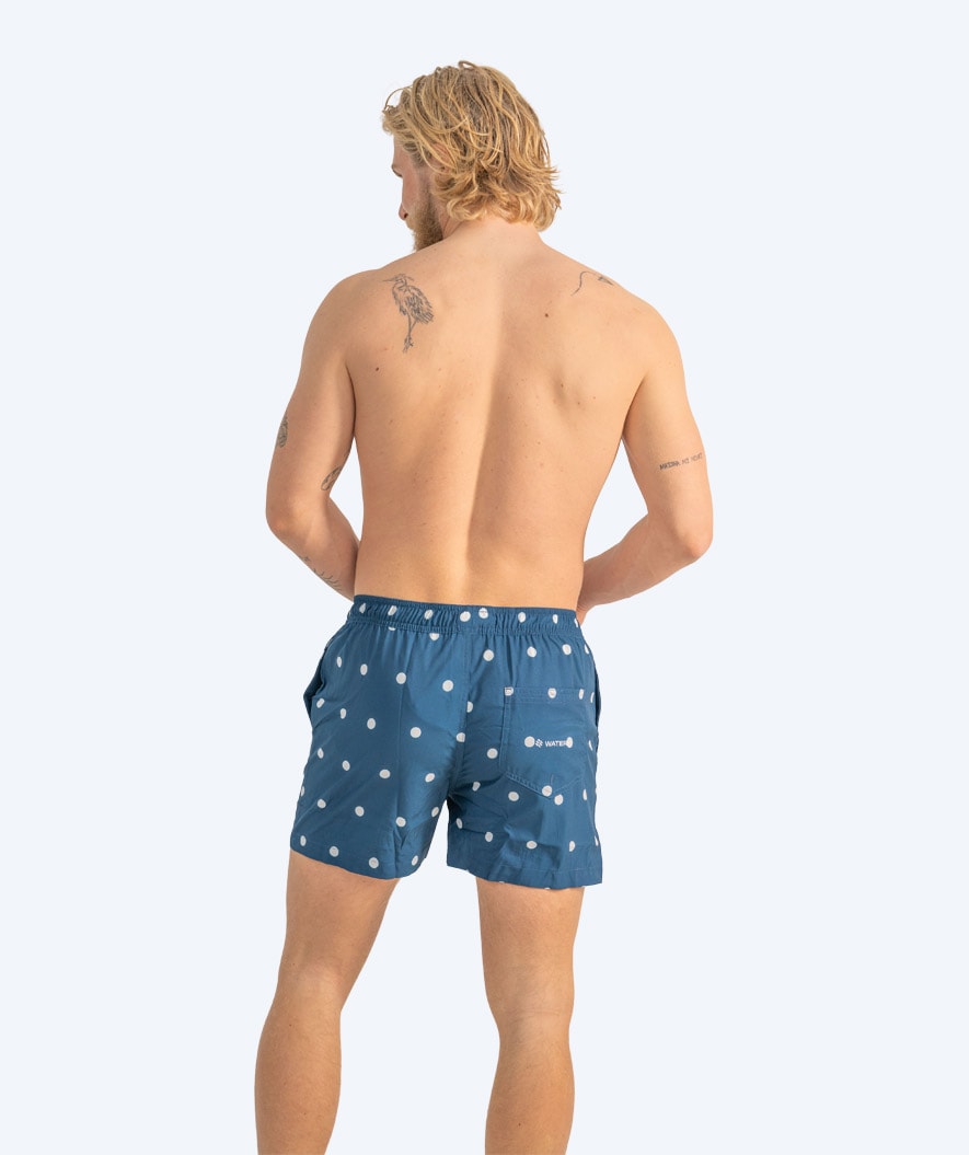 Watery swim shorts for men - Clifford Eco - Dark blue/white