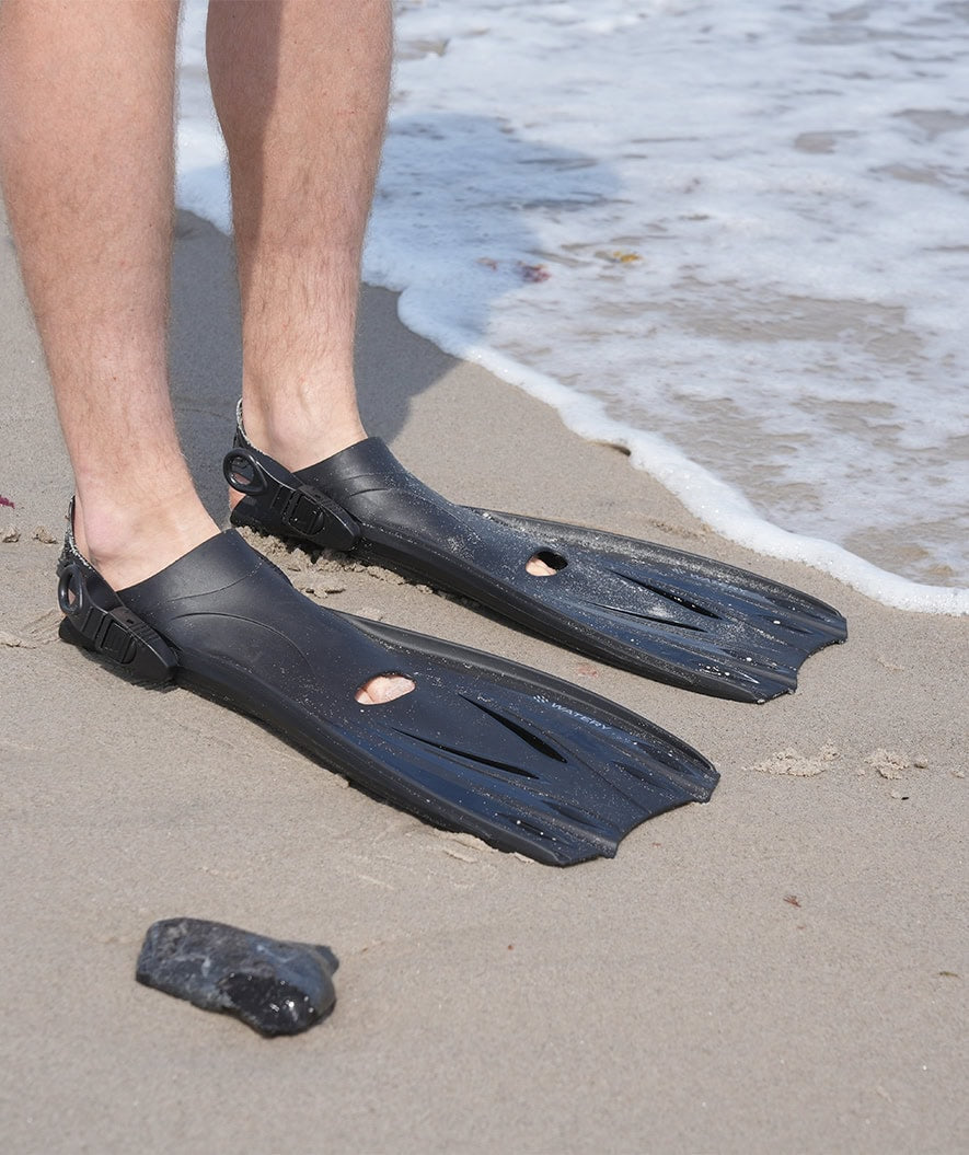 Watery snorkel set for adults (from 15 years) - Fraser/Coast/Delmere - Dark blue/black