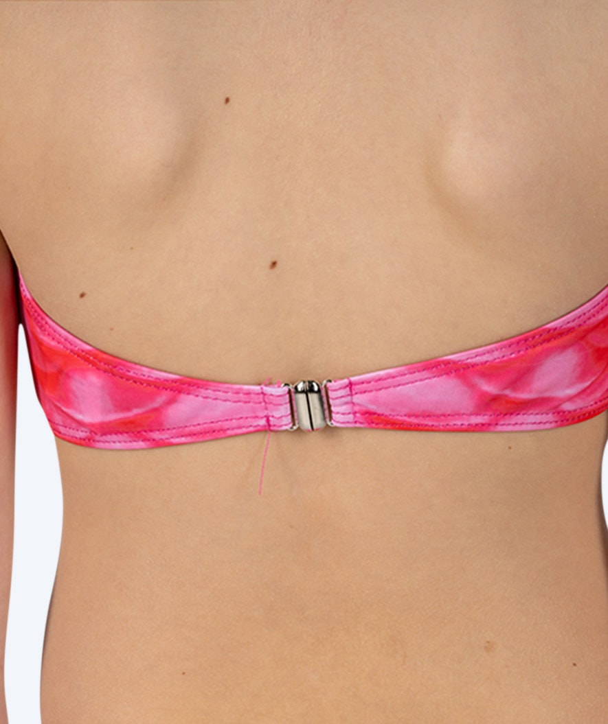 Watery mermaid bikini top for girls - Pink Blush