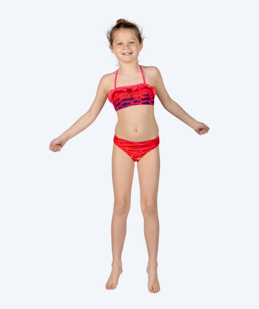 Watery mermaid bikini bottom for girls - Sunrise