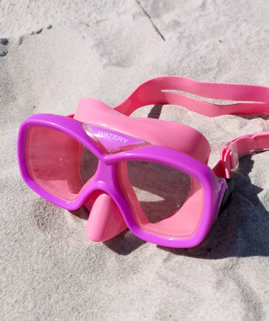 Watery Combo snorkel set for junior (8-15) - Misu - Pink/Purple