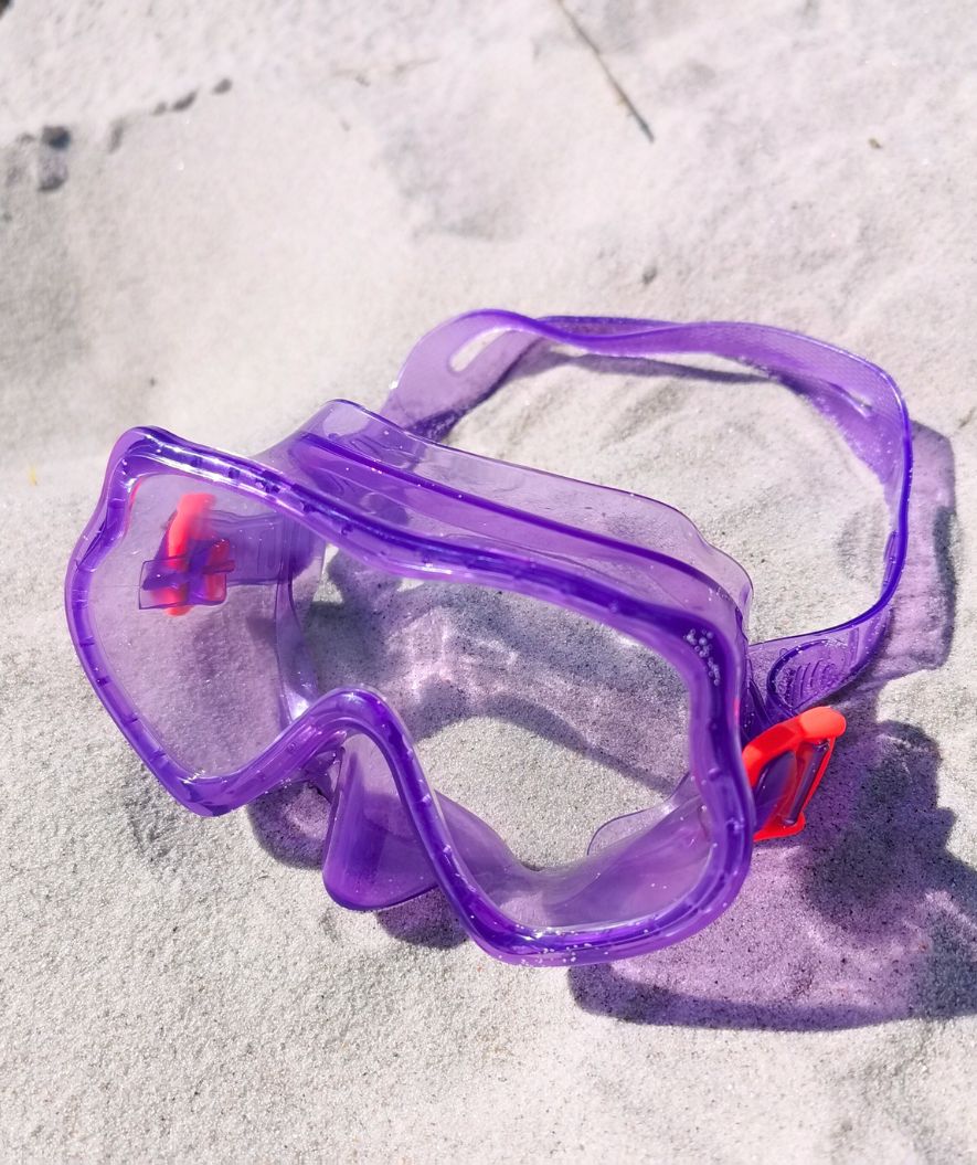 Watery diving mask for kids (4-10) - Winslet - Purple