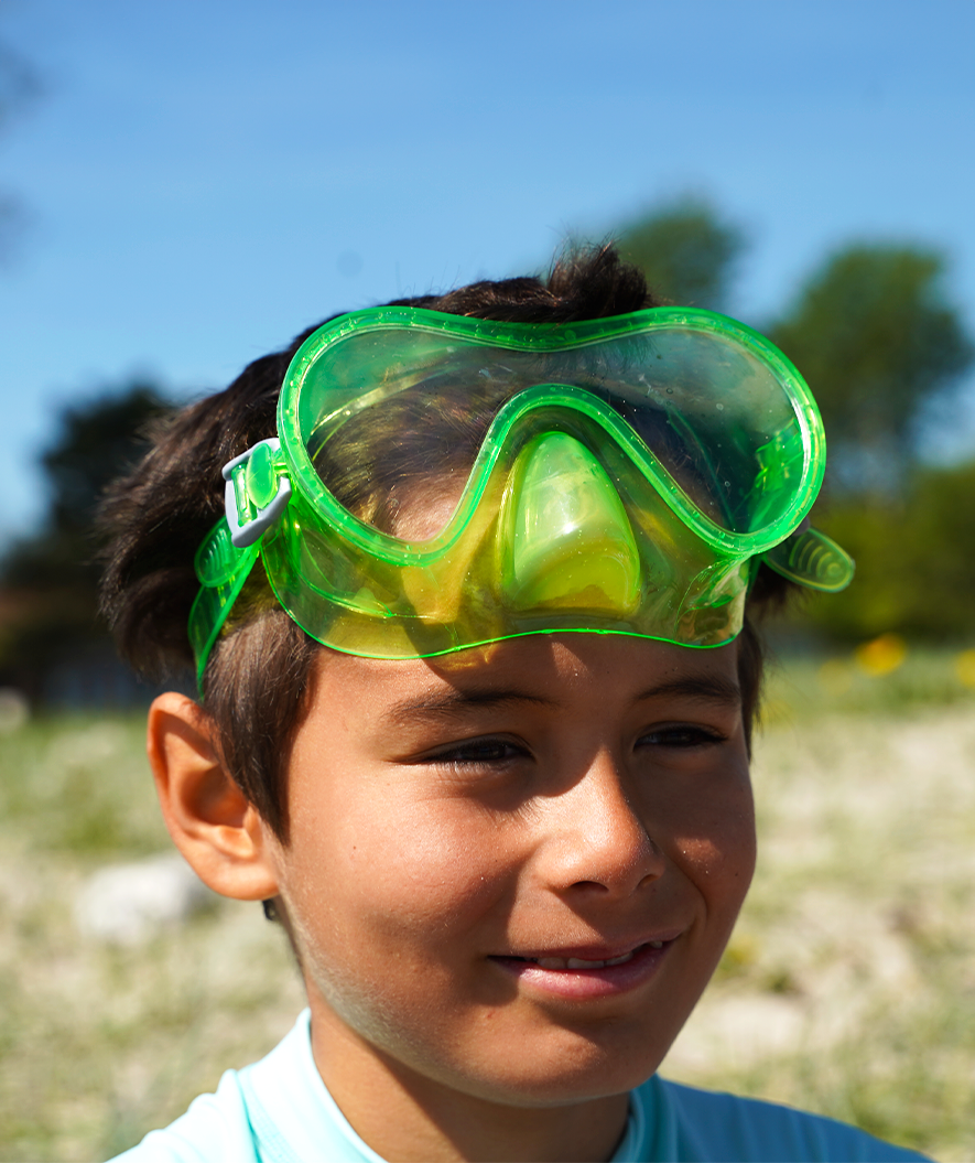 Watery diving mask for junior (8-15) - Jubal - Green