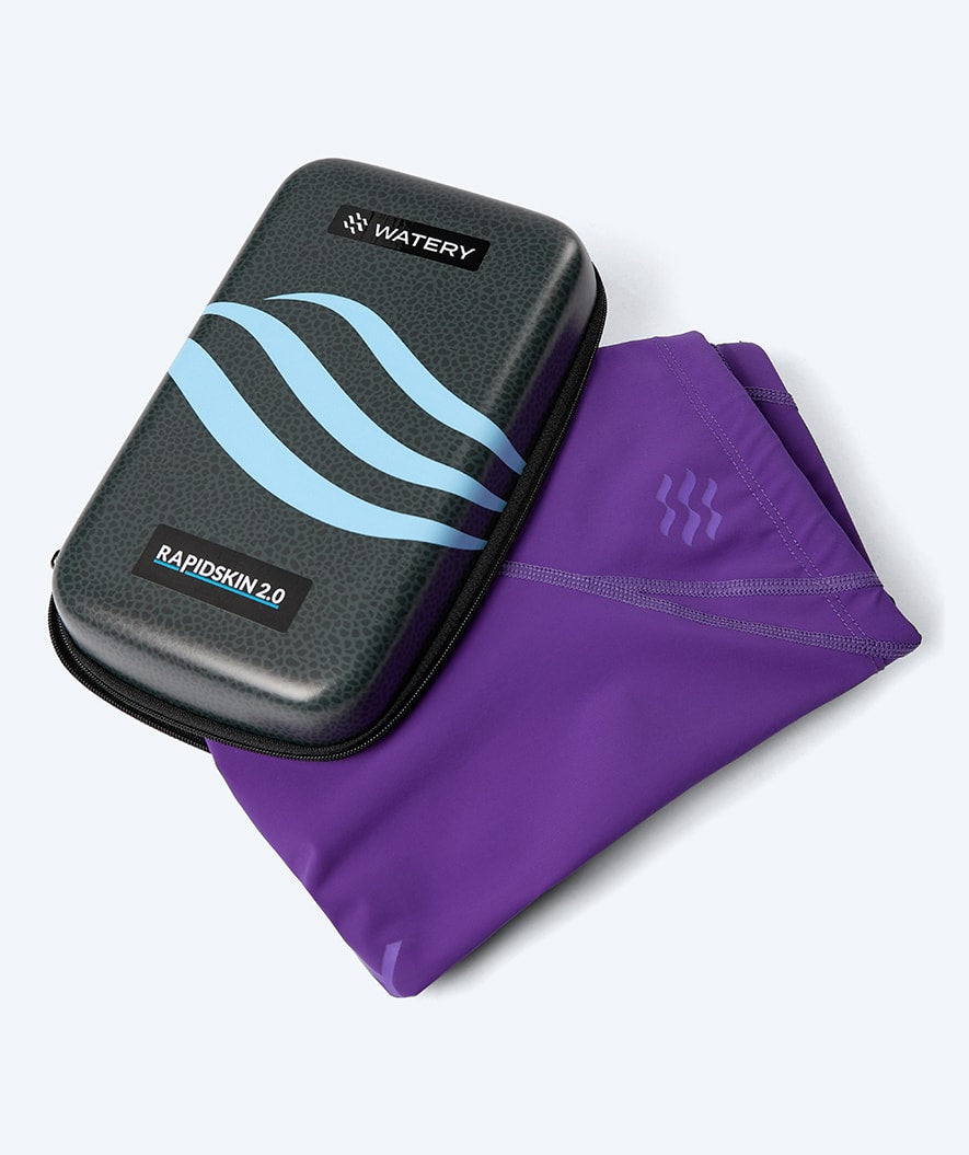Watery competition swim trunks for boys - Rapidskin 2.0 - Purple