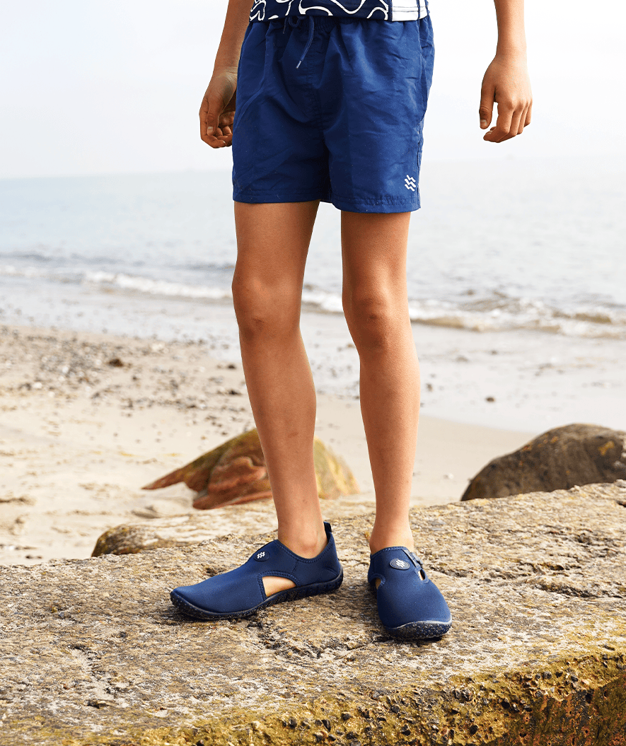 Watery swim shoes for adults - Romney - Dark blue