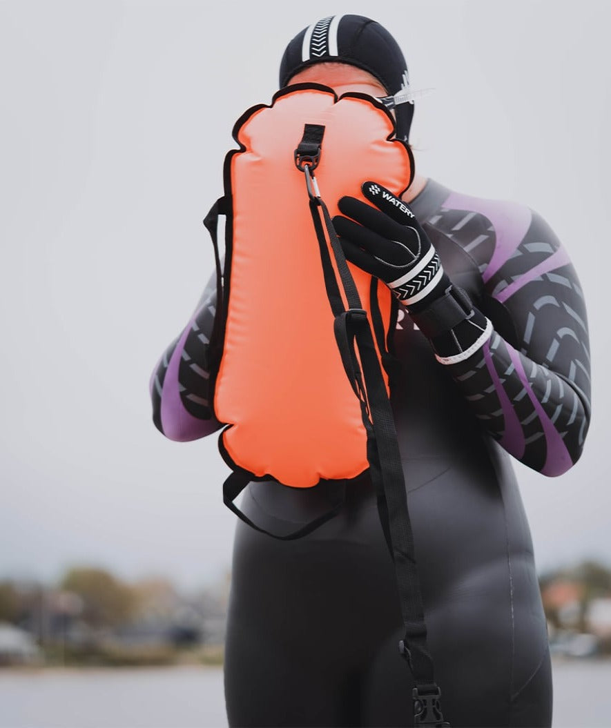 Watery swim buoy - Carry Straps 28L - Pink