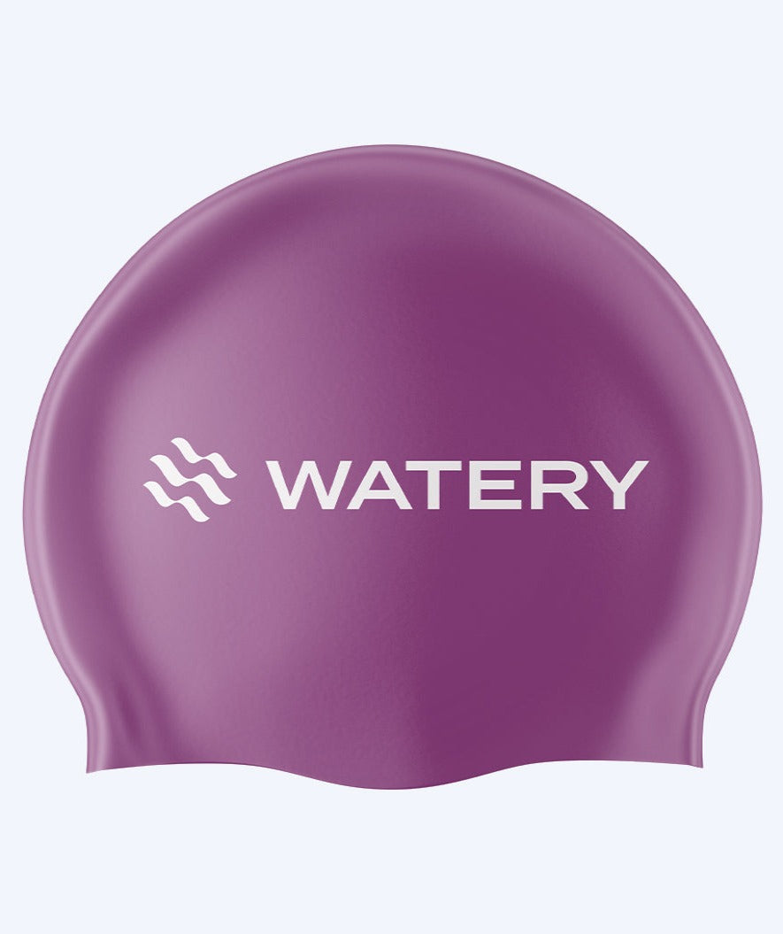 Watery swim cap (from 12 years) - Signature - Violet