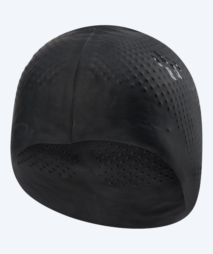 Watery swim cap with bumps - Avisa Bud - Black