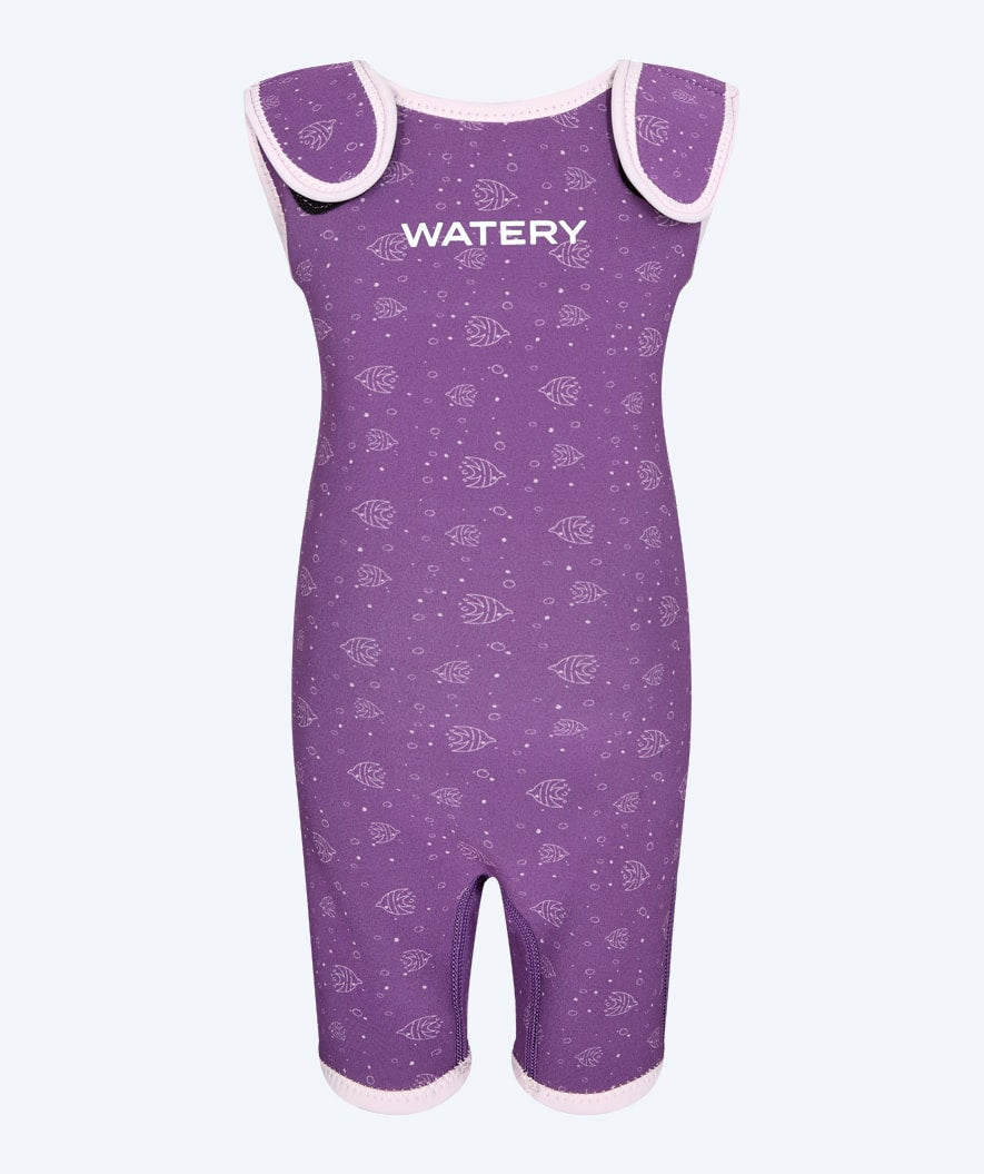 Watery wetsuit for kids - Baia Shorty - Atlantic Purple