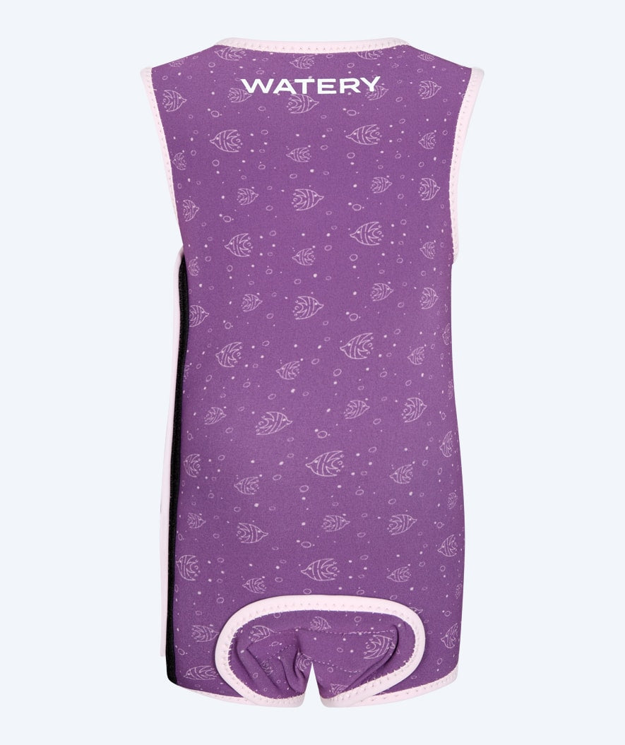 Watery wetsuit for kids - Baia Wrap - Atlantic Purple