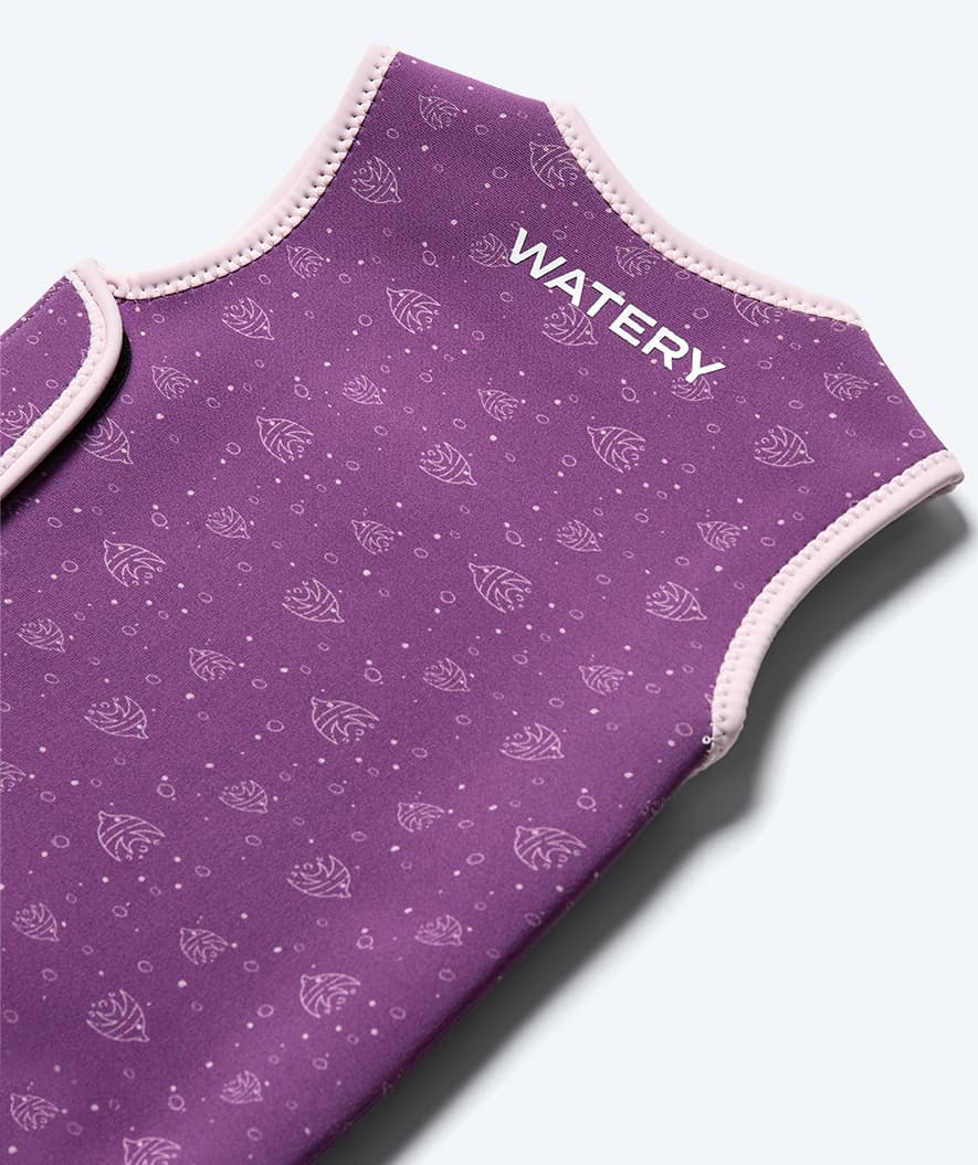 Watery wetsuit for kids - Baia Wrap - Atlantic Purple
