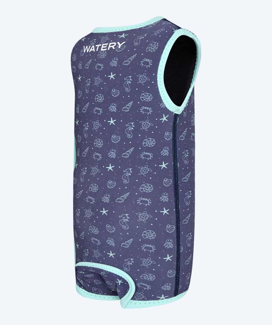 Watery wetsuit for kids - Baia Wrap - Atlantic Turquoise