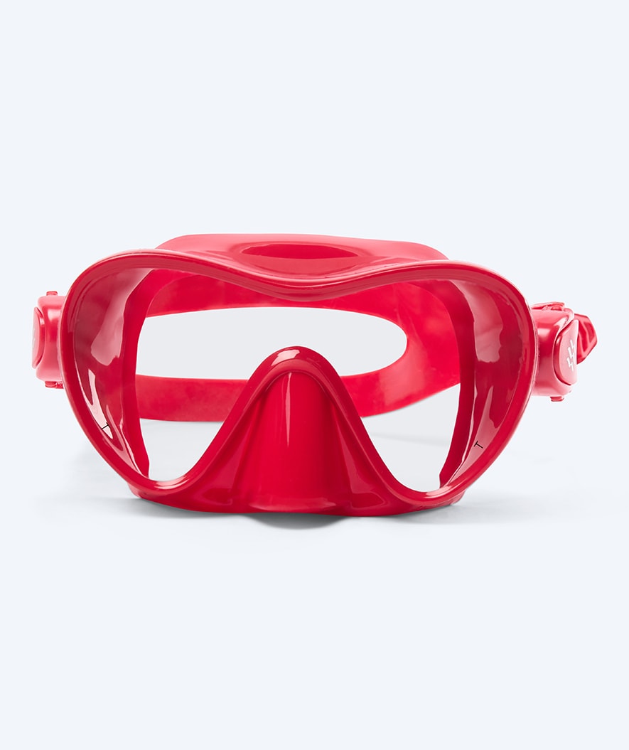 Watery Combo snorkel set for kids - Cliff - Dark red