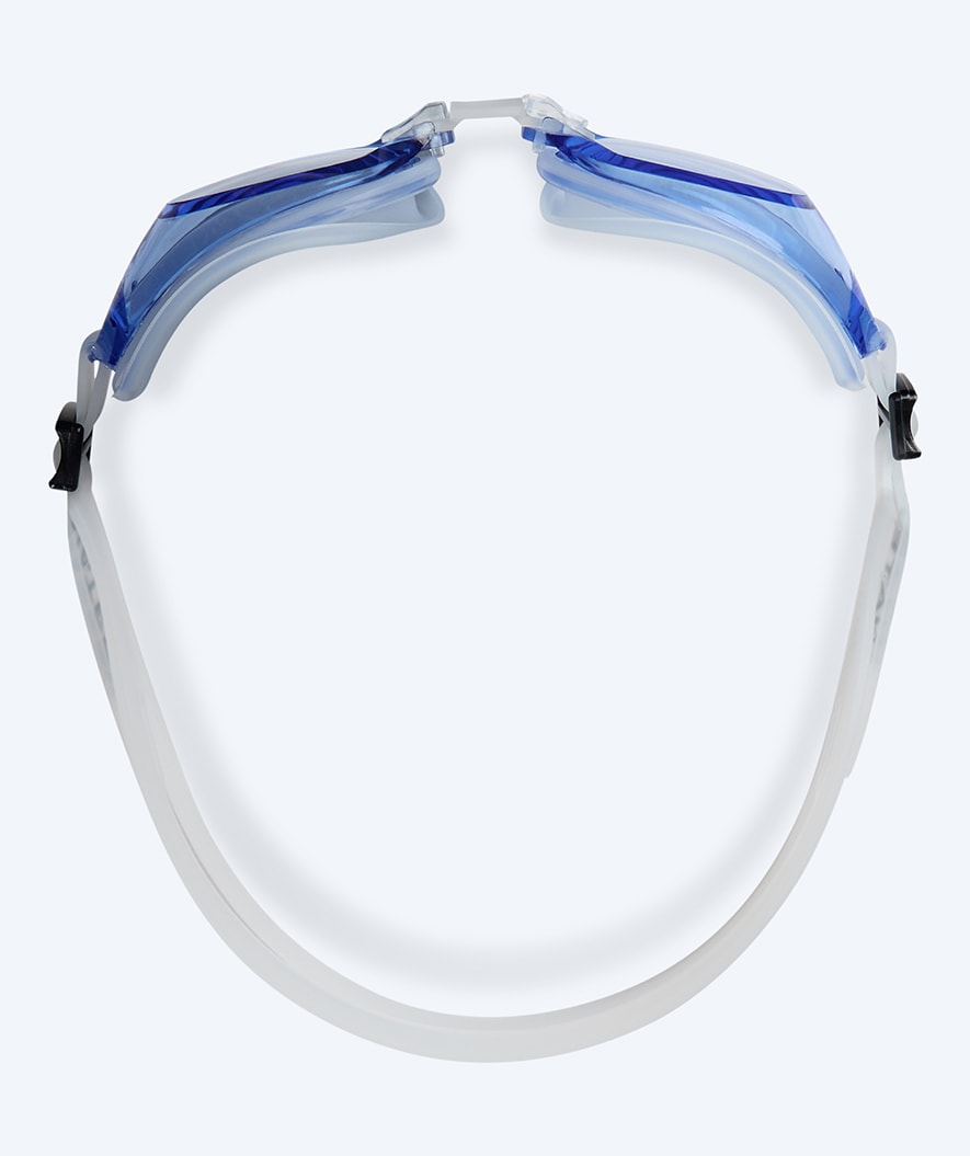 Watery nearsighted prescription swim goggles for adults - (-1.0) to (-8.0) - Clivia - Clear/blue