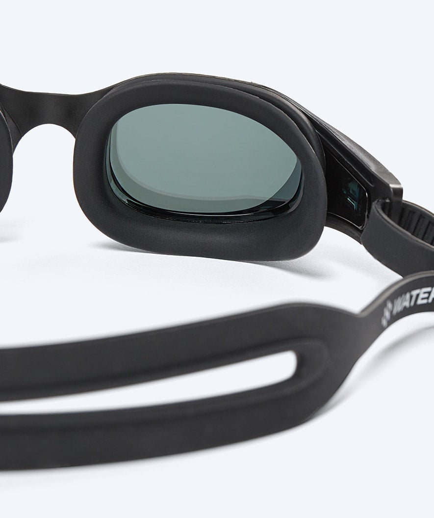 Watery exercise diving goggles - Clyde Mirror - Black/silver
