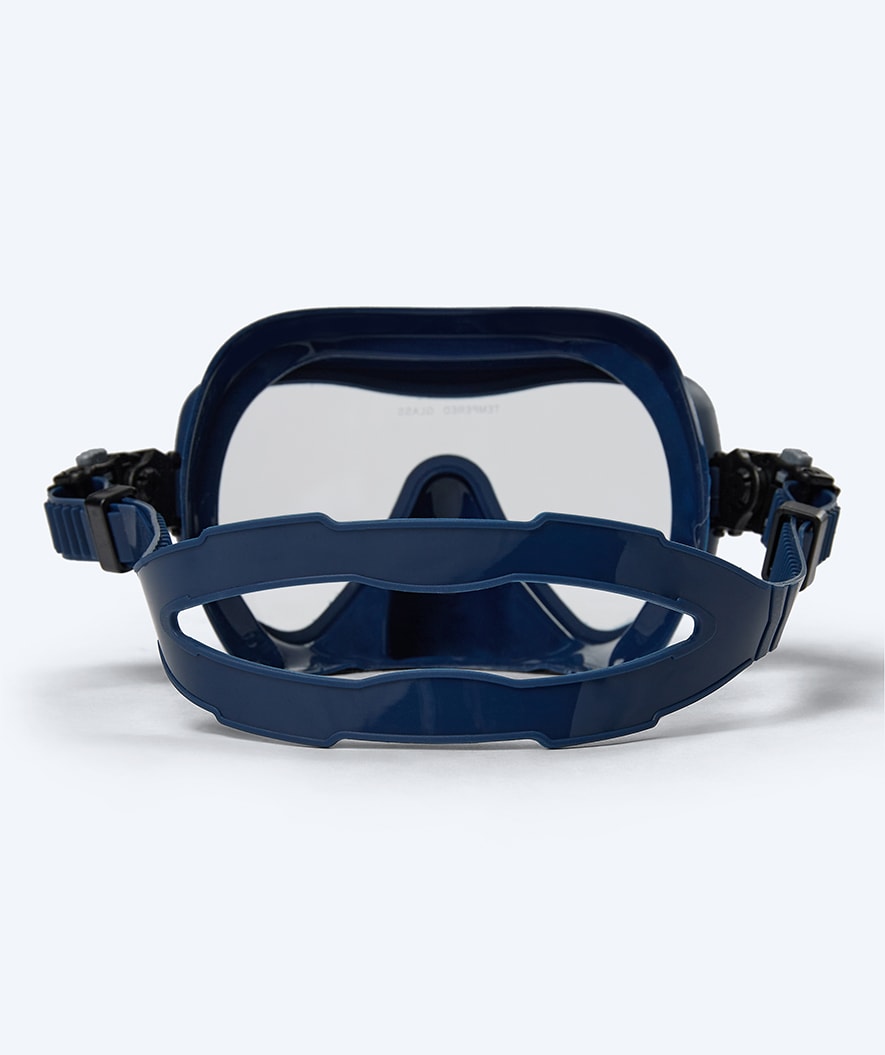 Watery snorkel set for adults (from 15 years) - Coast/Skipper - Dark blue/black