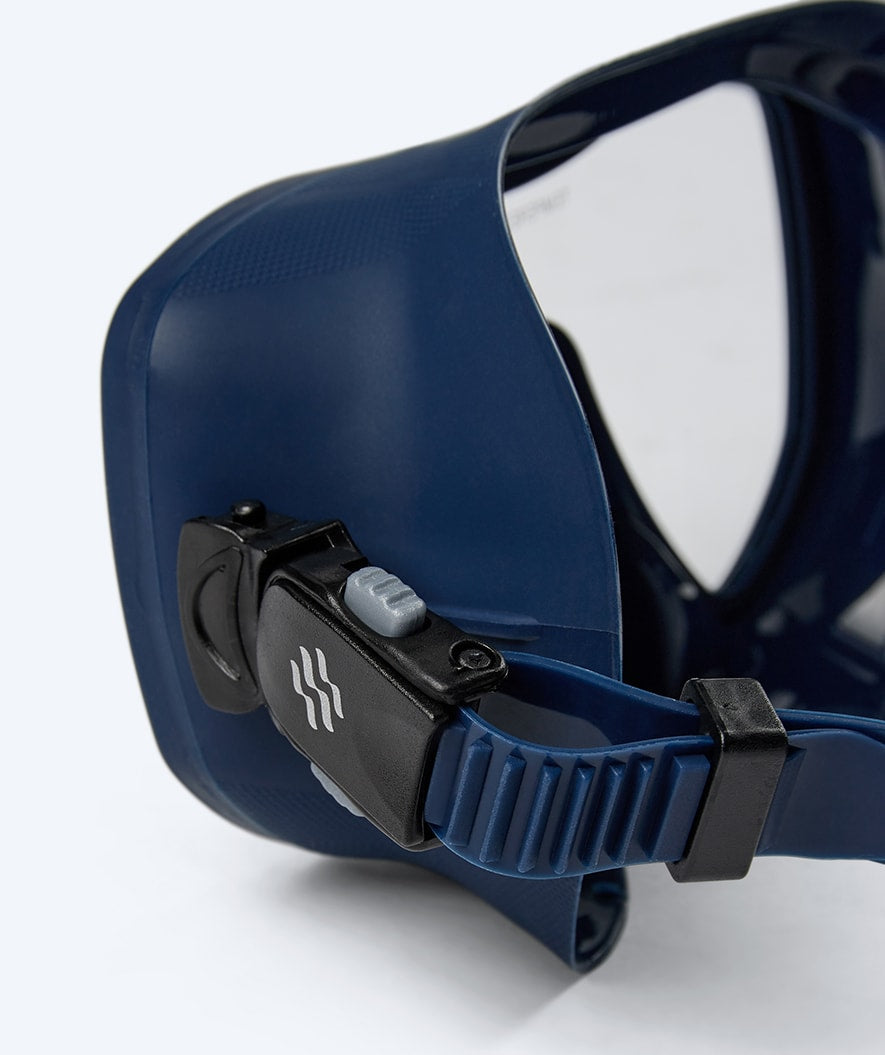 Watery snorkel set for adults (from 15 years) - Coast/Skipper - Dark blue/black