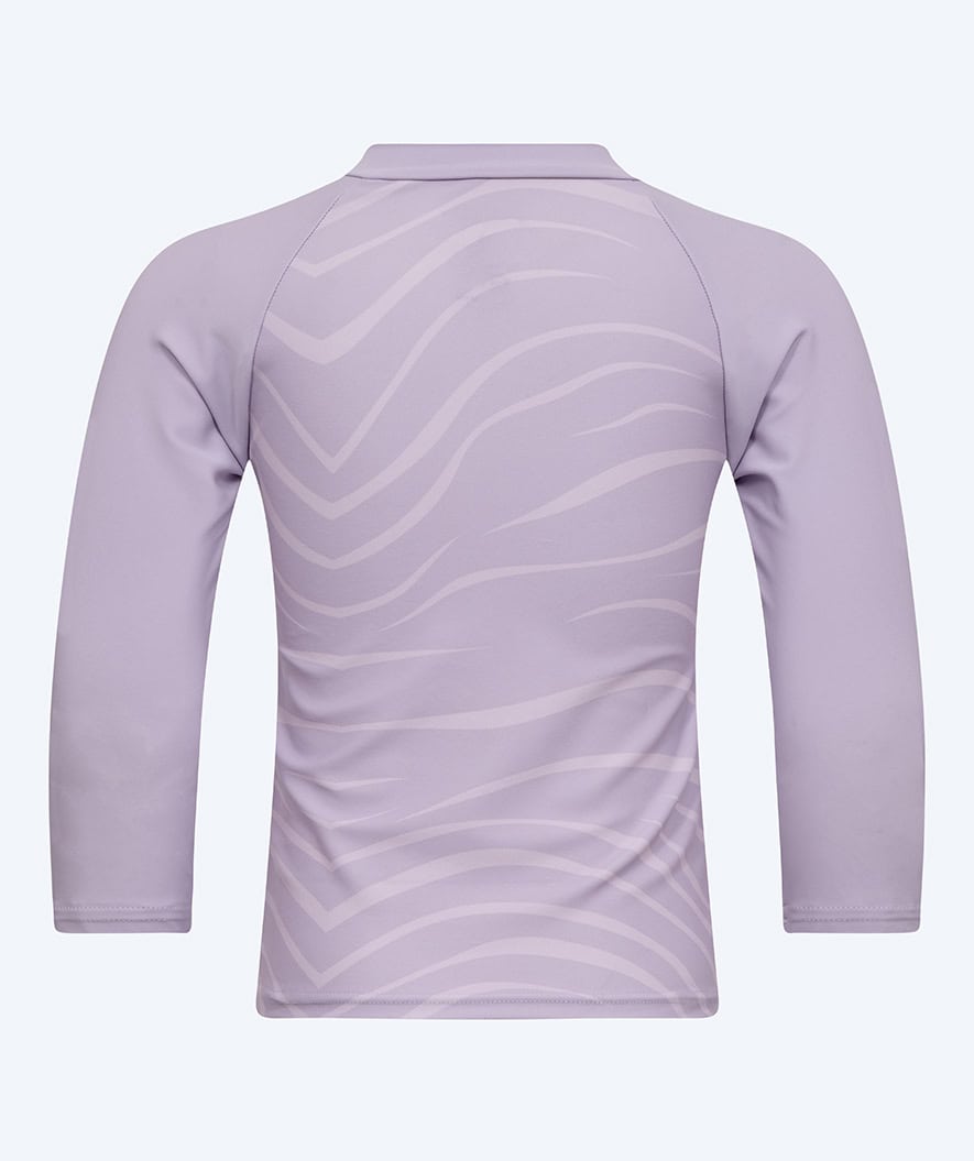Watery UV-shirt for kids - Fjord Long Sleeve Rashguard - Purple