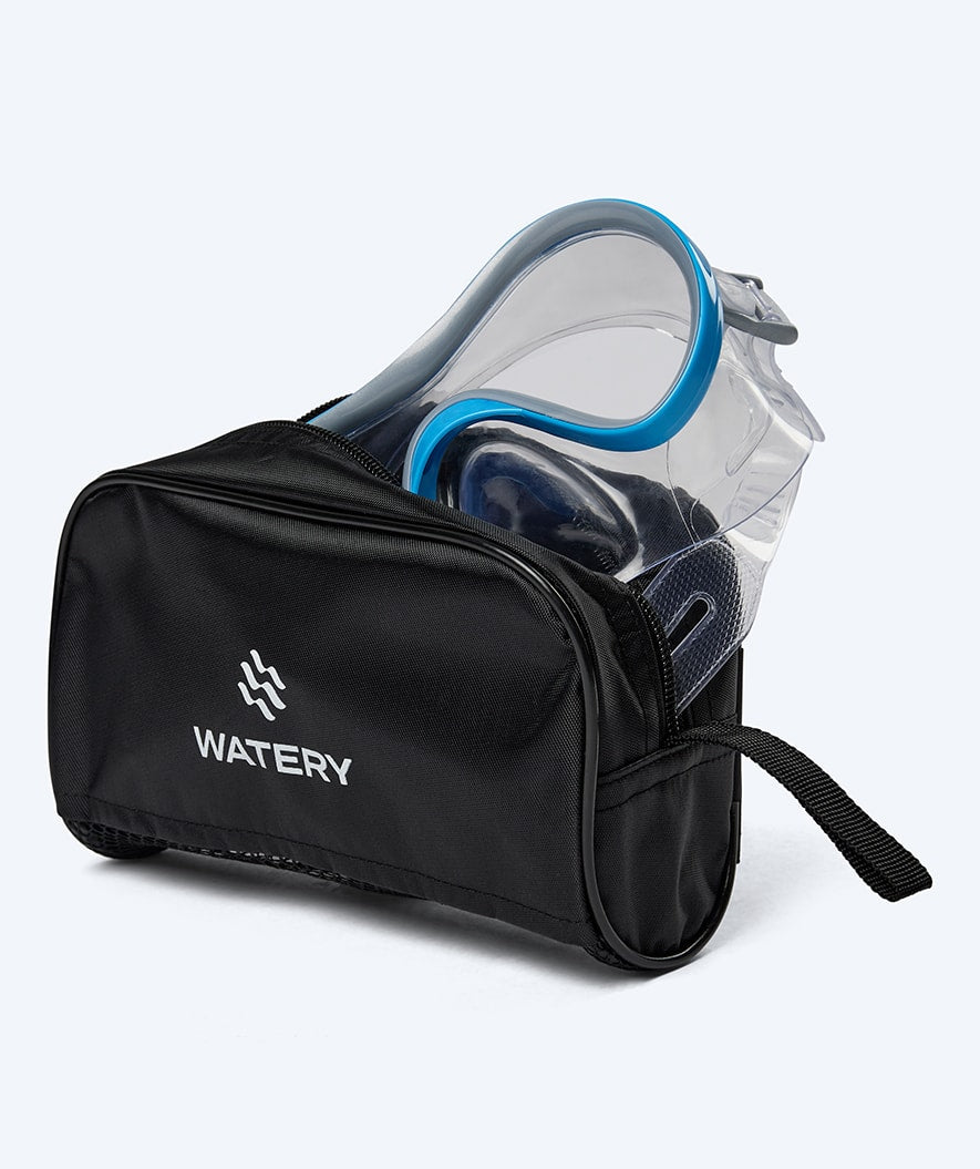 Watery diving mask for junior (8-15) - Gobie - Blue/clear