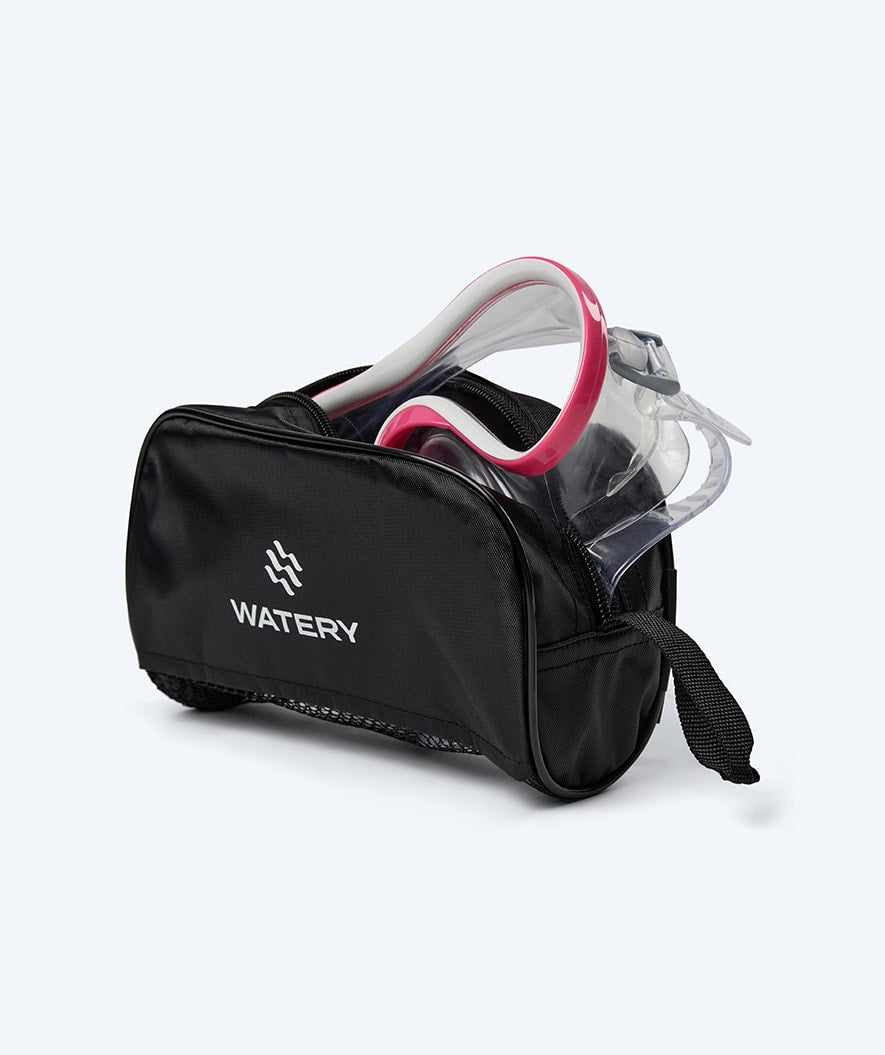 Watery diving mask for junior (8-15) - Gobie - Pink/clear