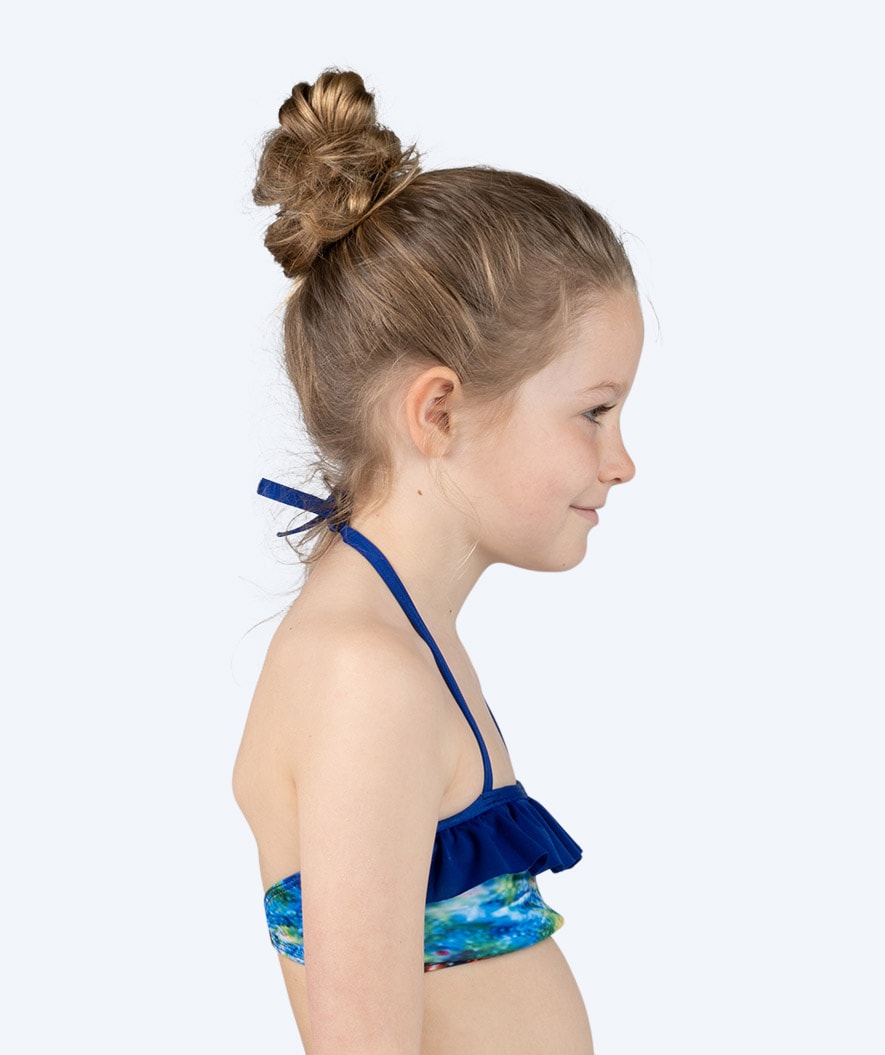 Watery mermaid bikini top for girls - Rainbow Bloom