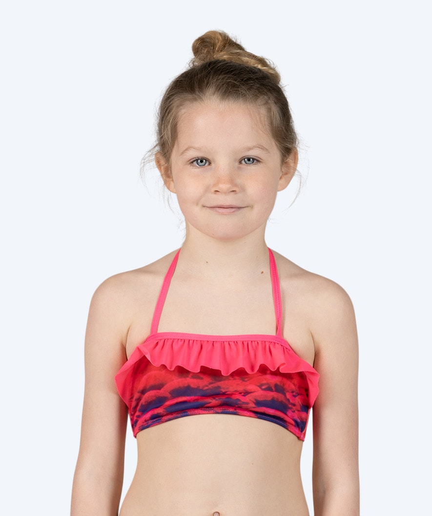 Watery mermaid bikini top for girls - Sunrise