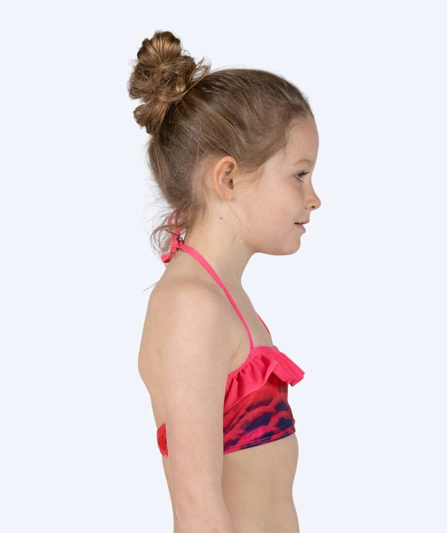 Watery mermaid bikini top for girls - Sunrise