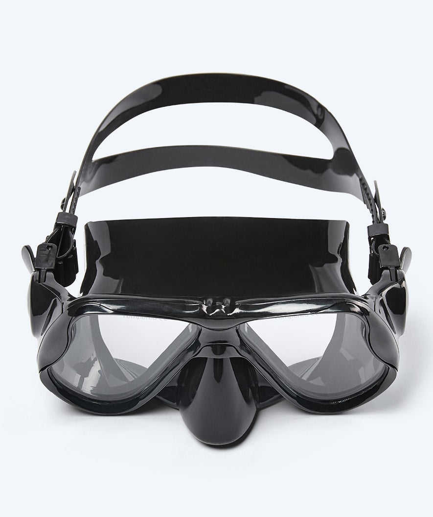 Watery diving mask for adults (from 12 years) - Hudson - Black