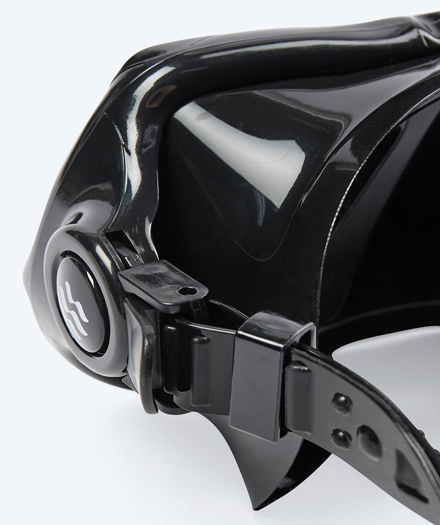 Watery diving mask for adults (from 12 years) - Hudson - Black