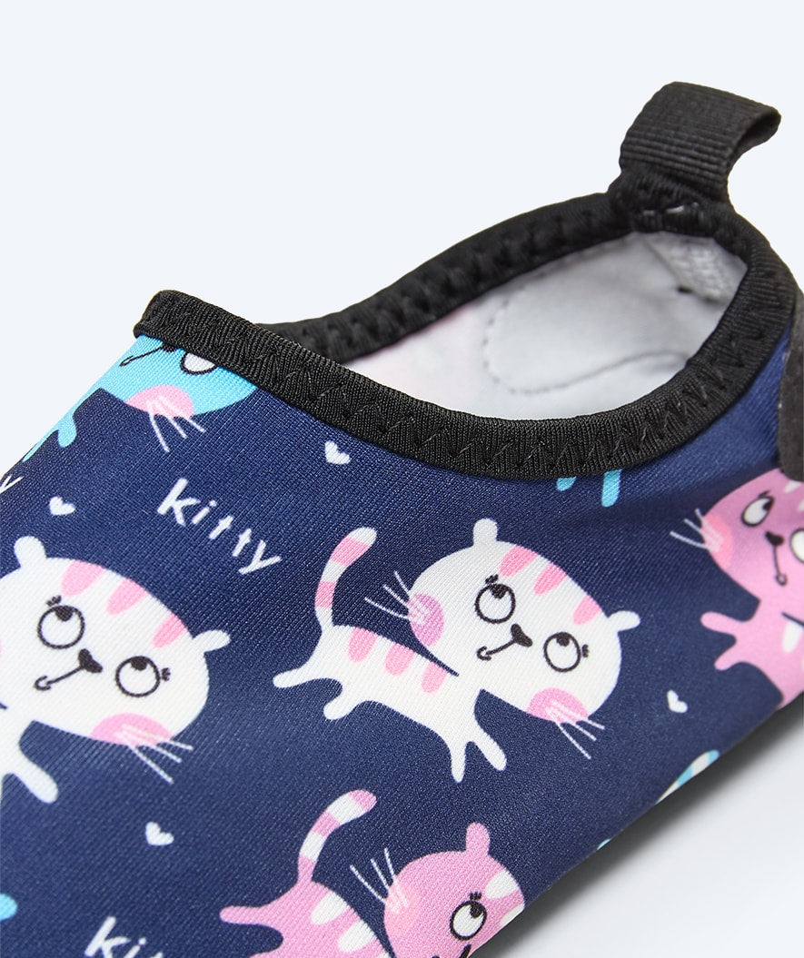 Watery swim socks for kids - Irving - Cats