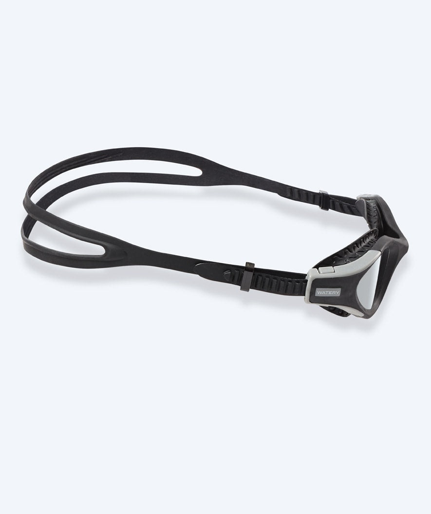 Watery exercise diving goggles - Kelvin Mirror - Black/silver