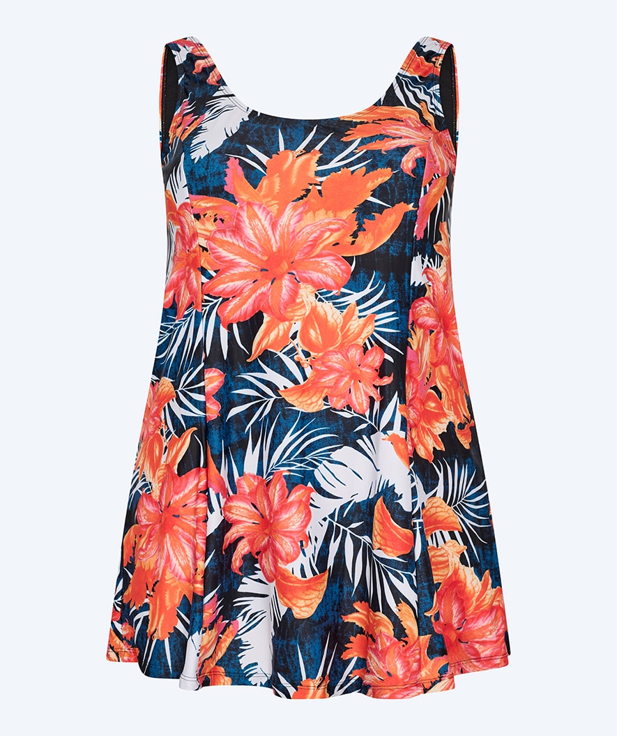 Watery skirted swimsuit for women - Laguna - Arvin Orange