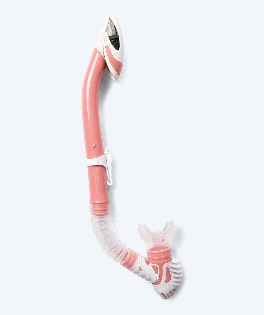 Watery snorkel set for adults (from 15 years) - Leach/Breeve - White/pink