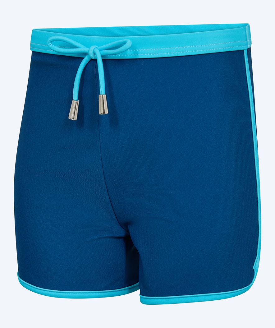 Watery UV swim shorts for kids - Manami - Atlantic Blue