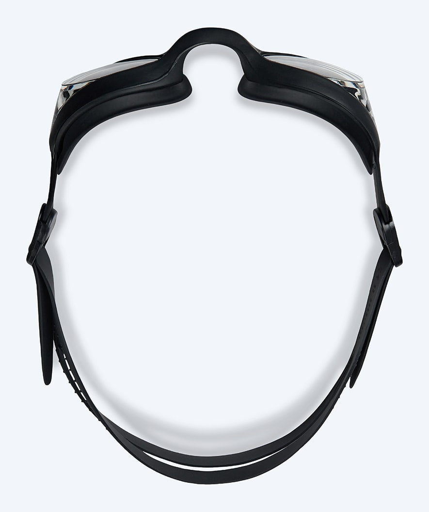 Watery nearsighted prescription swim goggles for adults - (-1.5) to (-8.0) - Matira - Black