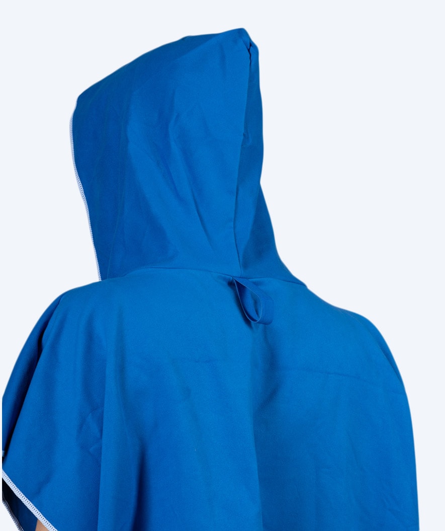 Watery bathing poncho for adults - Microfiber - Royal Blue