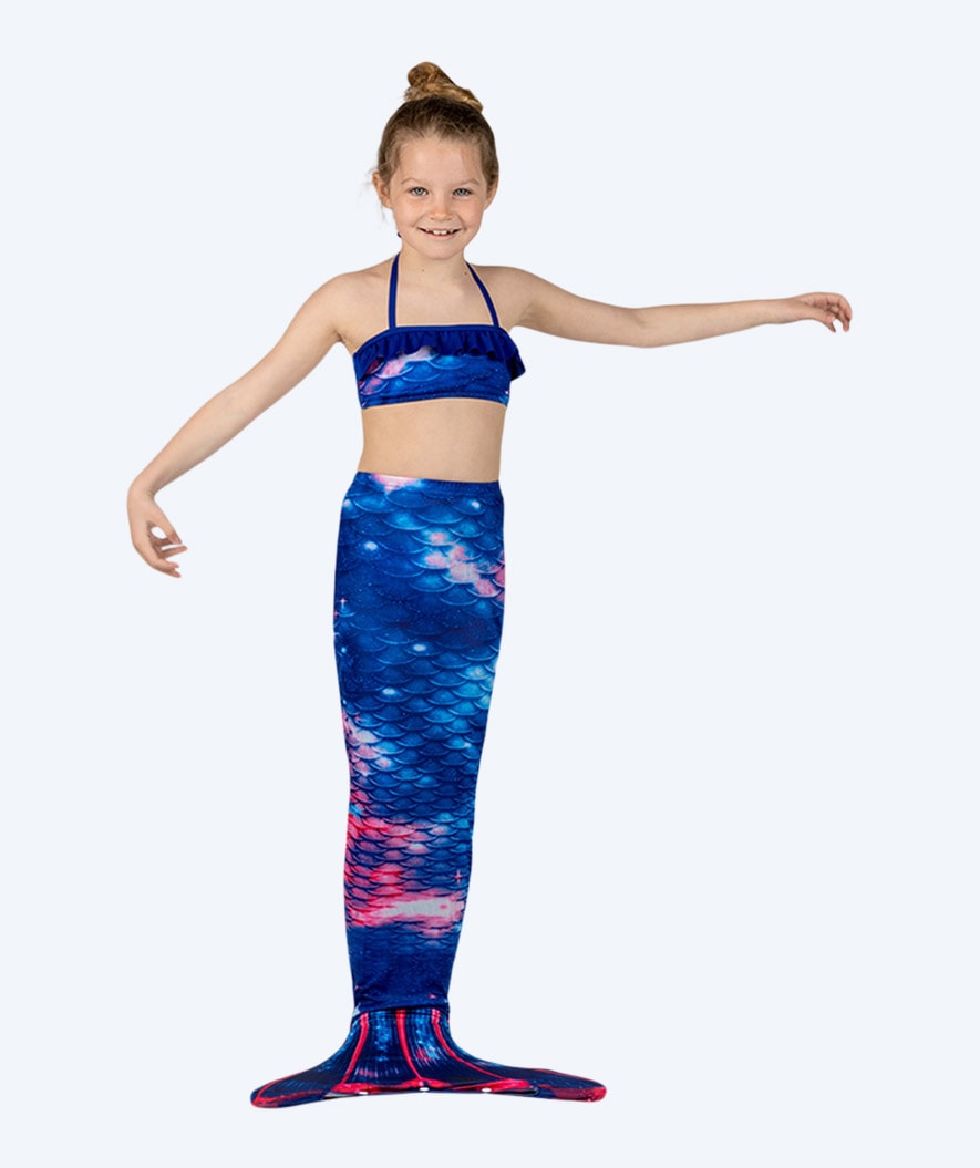 Watery mermaid bikini top for girls - Milky Way