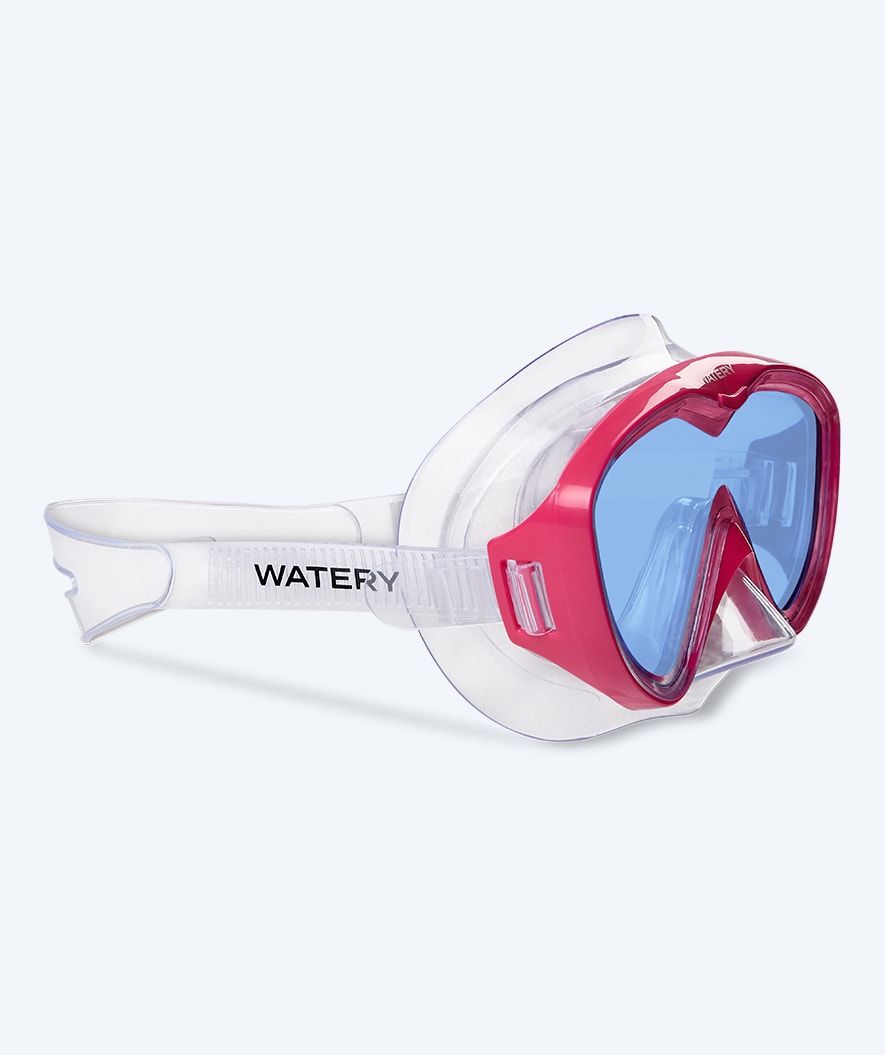 Watery diving mask for junior (8-15) - Nerina - Pink/blue