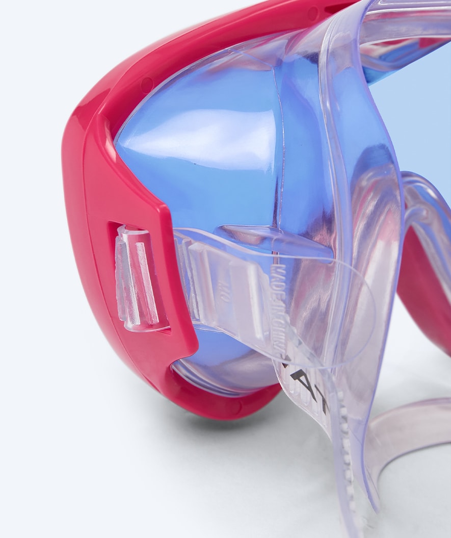 Watery diving mask for junior (8-15) - Nerina - Pink/blue