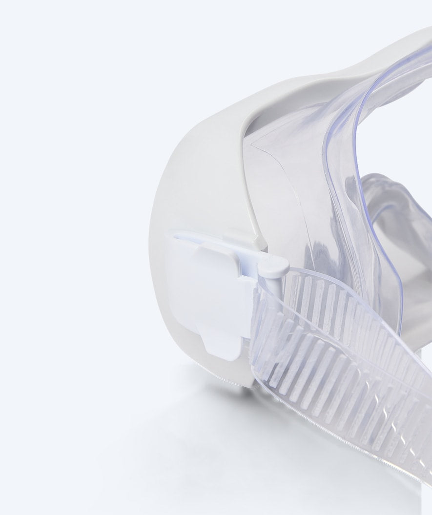 Watery Combo snorkel set for junior (8-15) - Odine - White