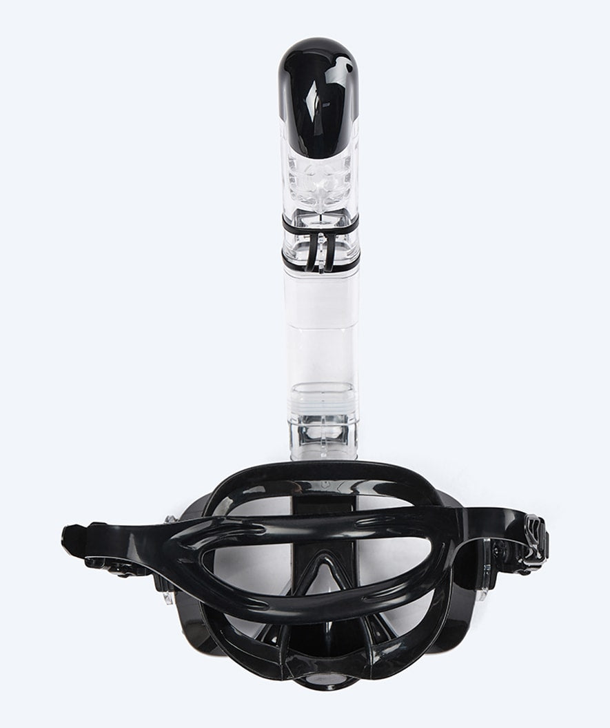 Watery snorkel set for adults - Fisher/Pearl - Pink/black